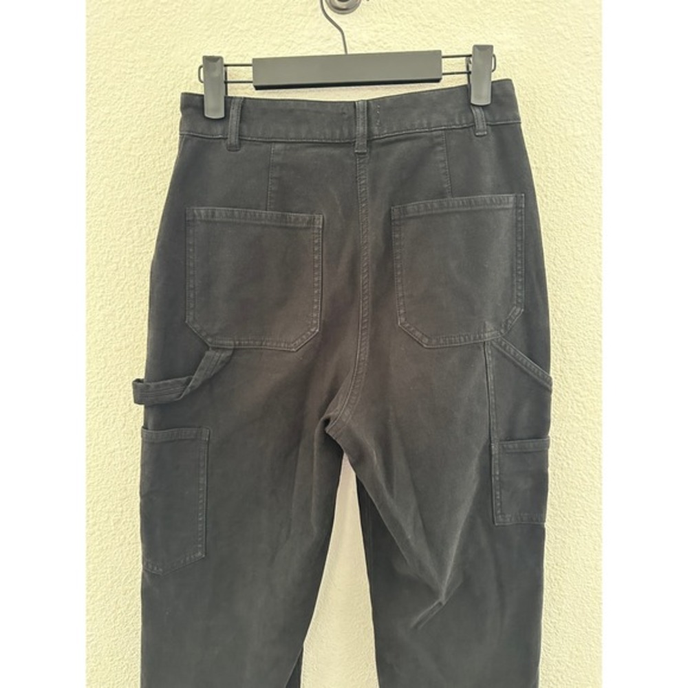 Wilfred Free Carpenter Pants Women 4 Black High Rise Utility Workwear Gorpcore - Picture 5 of 11
